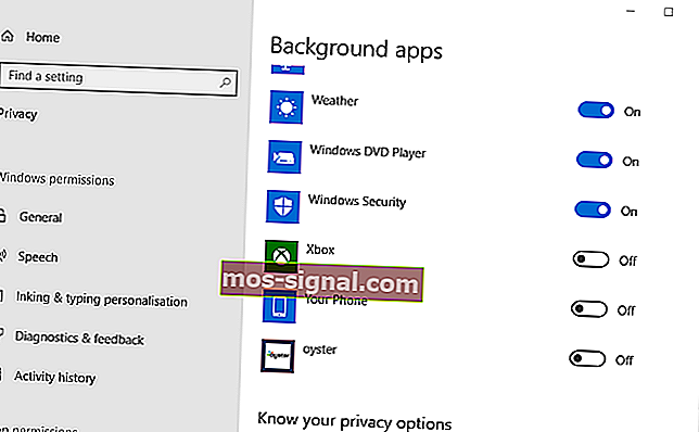 выключить приложение "Ваш телефон" в Windows 10