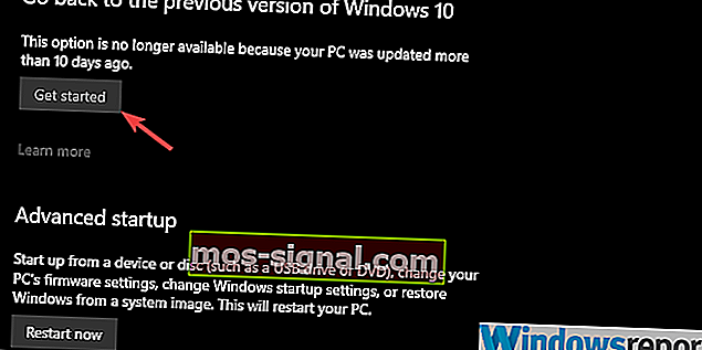 Windows 10 не се рестартира