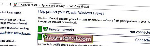 Schakel Windows Firewall Razer Synaps onverwachte fout uit