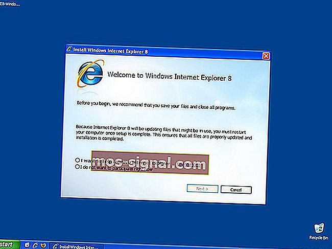 Windows XP Internet Explorer -