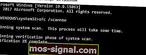 איפוס מחשב sfc scannow נכשל